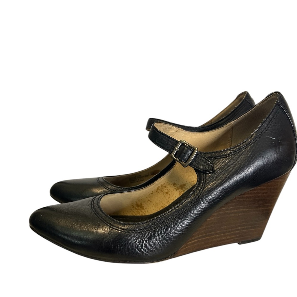 Frye Regina Wedge Mary Jane Size 10 - Picture 2 of 9